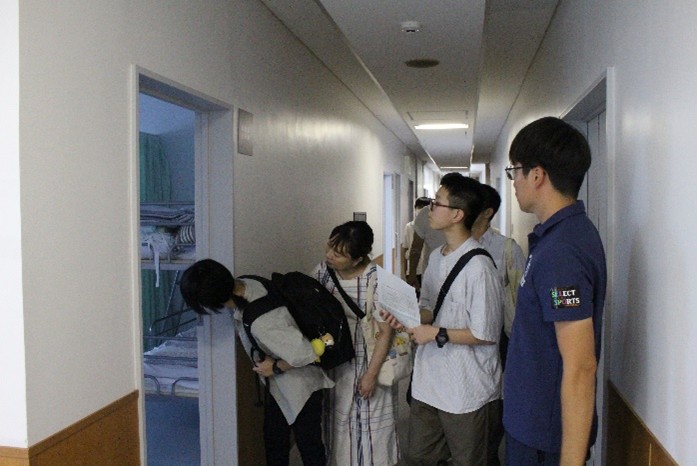 【学生寮見学】