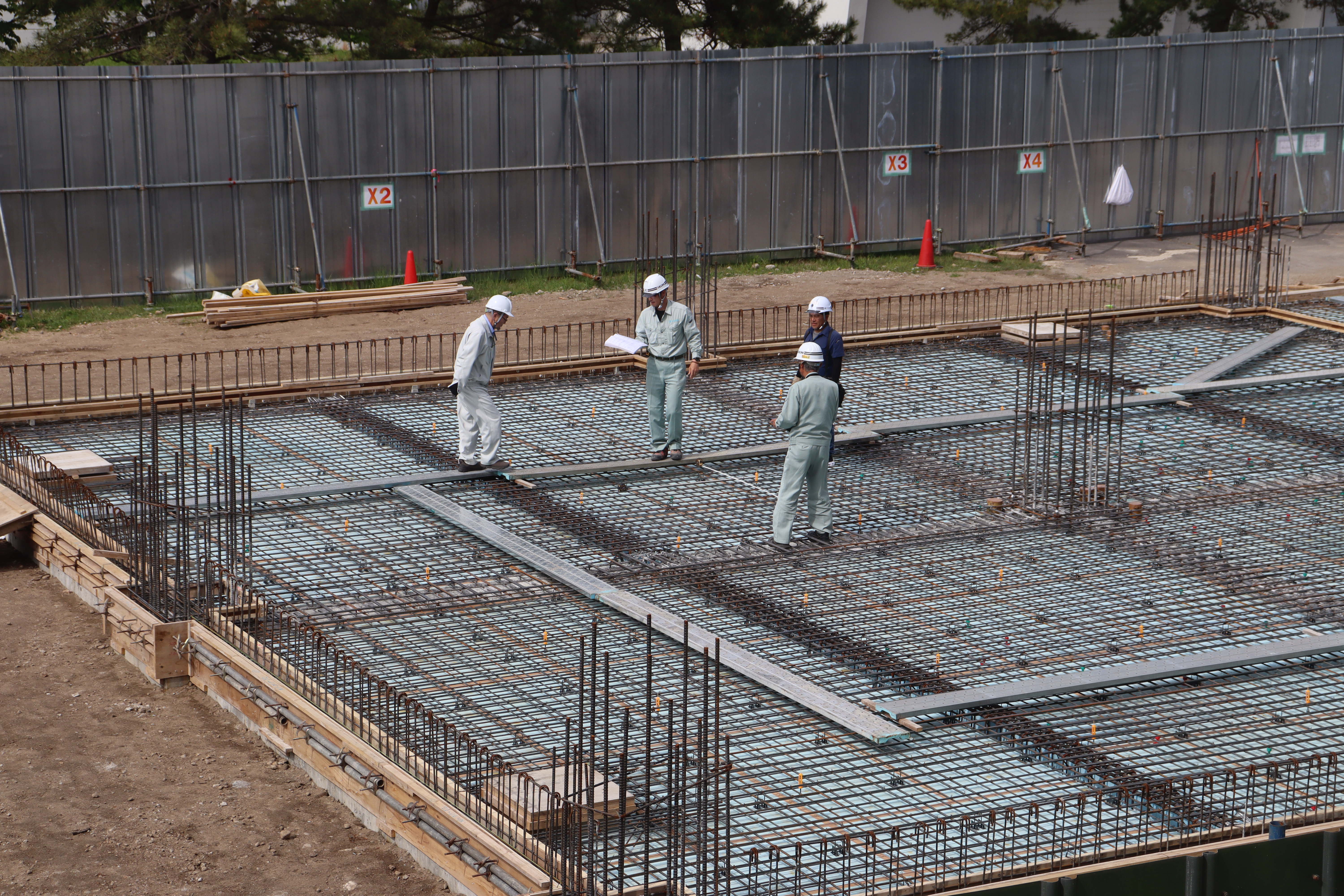 2026.05.27 地下部分が出来上がり，いよいよ地上部分の建設が始まります